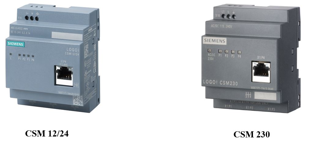 LOGO! CSM 12/24 Compact Switch Module && LOGO! CSM 230 Compact Switch Module