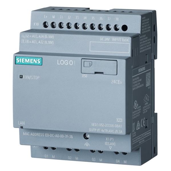 پی ال سی 6AG1052-2CC08-7BA1 لوگو-LOGO زیمنس